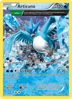 Articuno 17/108 Roaring Skies Pokémon card