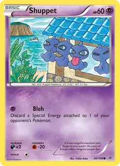 Shuppet 30/108 Roaring Skies Pokémon card