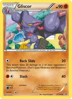 Gliscor 37/108 Roaring Skies Pokémon card
