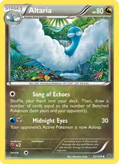 Altaria 53/108 Roaring Skies Pokémon card