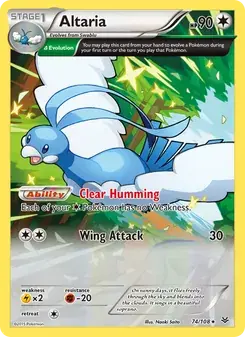 Altaria 74/108 Roaring Skies Pokémon card