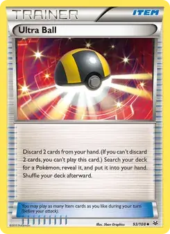 Ultra Ball 93/108 Roaring Skies Pokémon card