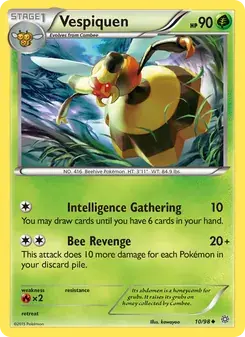 Vespiquen 10/98 Ancient Origins Pokémon card