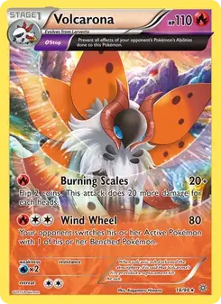 Volcarona 18/98 Ancient Origins Pokémon card