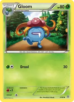 Gloom 2/98 Ancient Origins Pokémon card