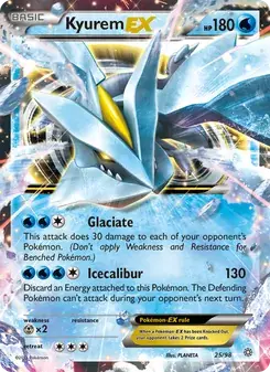 Kyurem EX 25/98 Ancient Origins Pokémon card