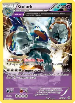 Golurk 35/98 Ancient Origins Pokémon card