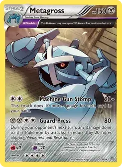 Metagross 50/98 Ancient Origins Pokémon card