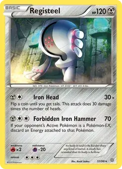 Registeel 51/98 Ancient Origins Pokémon card