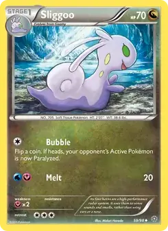 Sliggoo 59/98 Ancient Origins Pokémon card