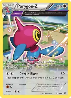 Porygon-Z 67/98 Ancient Origins Pokémon card