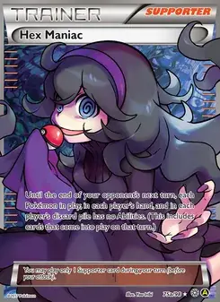 Hex Maniac 75a Ancient Origins Pokémon card