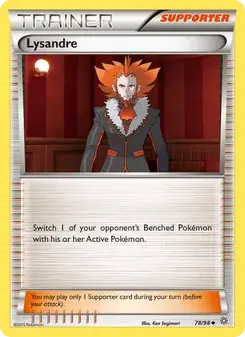 Lysandre 78/98 Ancient Origins Pokémon card