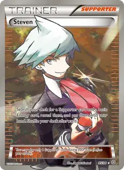 Steven 95/98 Ancient Origins Pokémon card