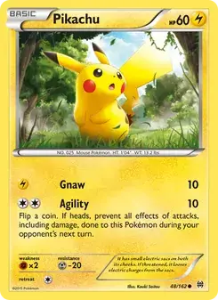 Pikachu 48/162 BREAKthrough Pokémon card