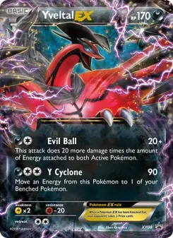 Yveltal EX XY08 XY Black Star Promos Pokémon card