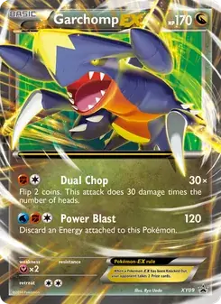 Carta Pokémon Garchomp EX XY09 de XY Black Star Promos