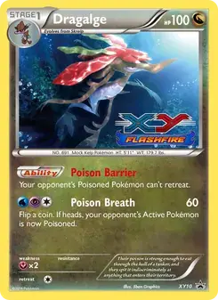 Dragalge XY10 XY Black Star Promos Pokémon card