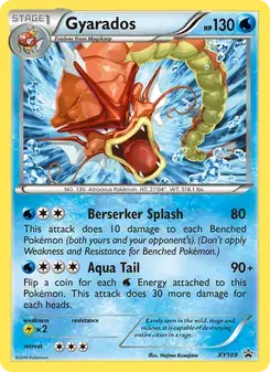 Gyarados XY109 XY Black Star Promos Pokémon card