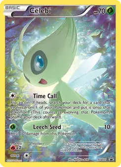 Celebi XY111 XY Black Star Promos Pokémon card