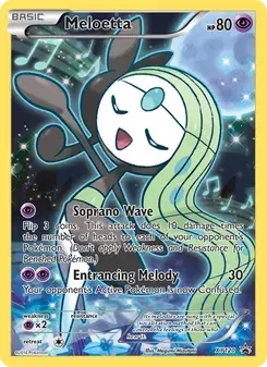 Meloetta XY120 XY Black Star Promos Pokémon card