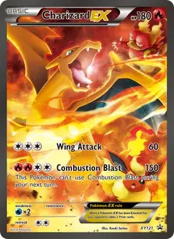 Charizard EX XY121 XY Black Star Promos Pokémon card