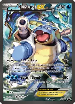 Blastoise EX XY122 XY Black Star Promos Pokémon card