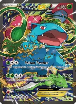 Venusaur EX XY123 XY Black Star Promos Pokémon card