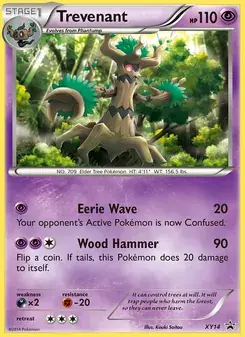 Trevenant XY14 XY Black Star Promos Pokémon card