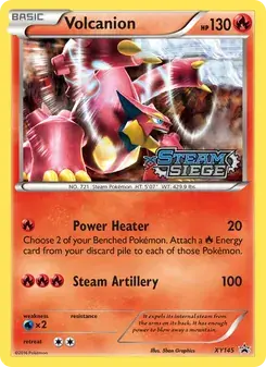 Volcanion XY145 XY Black Star Promos Pokémon card