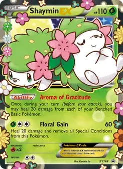 Shaymin EX XY148 XY Black Star Promos Pokémon card