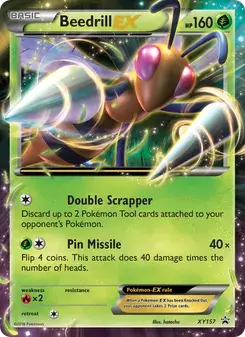 Beedrill EX XY157 XY Black Star Promos Pokémon card