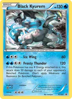 Black Kyurem XY160 XY Black Star Promos Pokémon card
