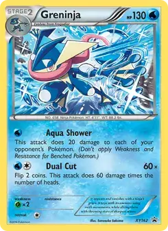 Greninja XY162 XY Black Star Promos Pokémon card