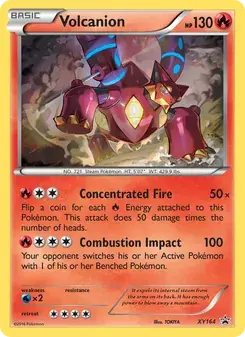 Volcanion XY164 XY Black Star Promos Pokémon card