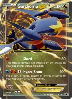 Carta Pokémon Garchomp-EX XY167 de XY Black Star Promos