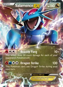 Salamence EX XY170 XY Black Star Promos Pokémon card