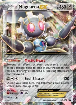 Magearna-EX XY175 XY Black Star Promos Pokémon card