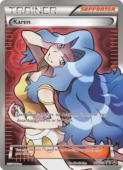 Karen XY177a XY Black Star Promos Pokémon card