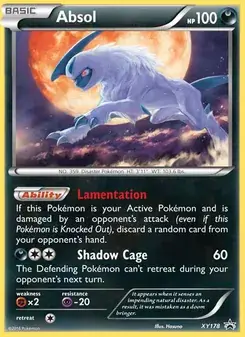 Absol XY178 XY Black Star Promos Pokémon card