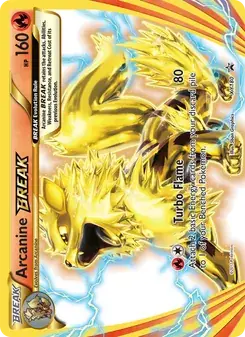Arcanine BREAK XY180 XY Black Star Promos Pokémon card
