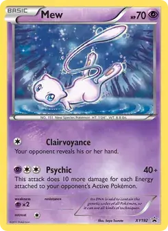Mew XY192 XY Black Star Promos Pokémon Karte