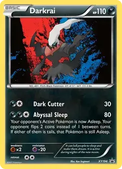 Darkrai XY194 XY Black Star Promos Pokémon card