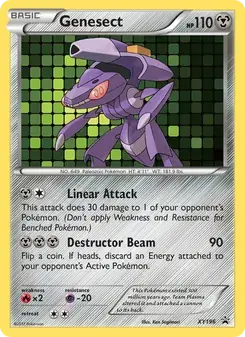 Genesect XY196 XY Black Star Promos Pokémon card