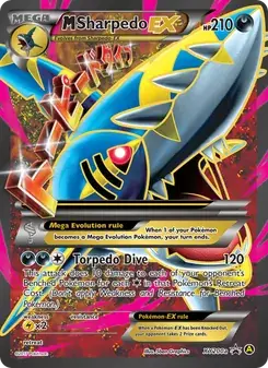 M Sharpedo-EX XY200a XY Black Star Promos Pokémon card