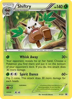 Shiftry XY23 XY Black Star Promos Pokémon card
