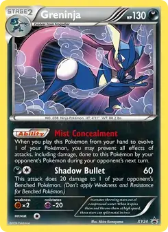 Greninja XY24 XY Black Star Promos Pokémon card
