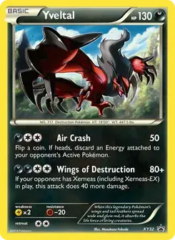 Yveltal XY32 XY Black Star Promos Pokémon card