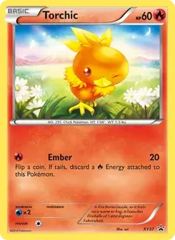 Torchic XY37 XY Black Star Promos Pokémon card