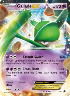 Gallade EX XY45 XY Black Star Promos Pokémon card